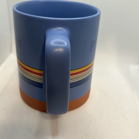 Pendleton Mug; powder blue with stripes, 18oz national parks collection - Picture 4 of 8